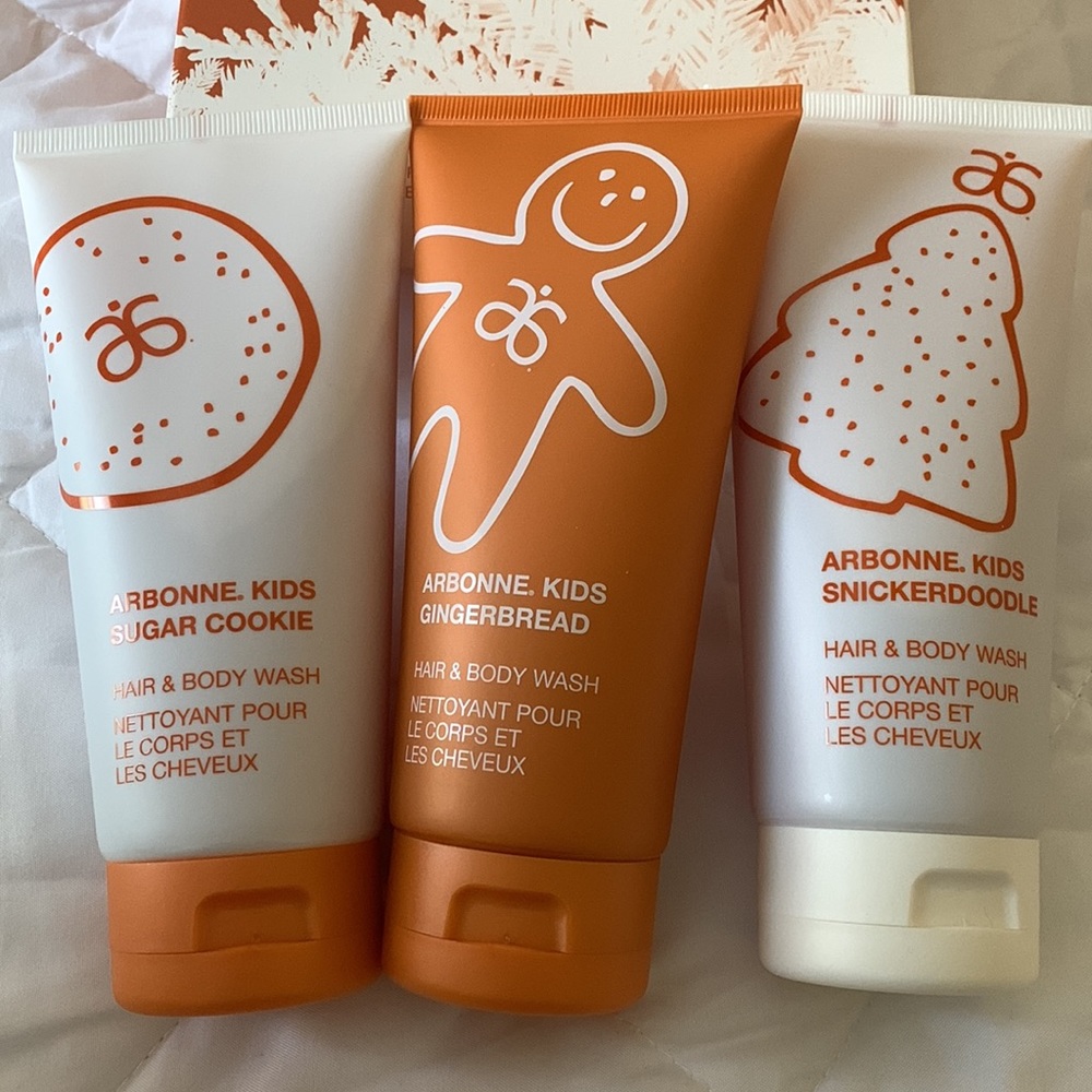 BRAND NEW! Arbonne Kids Cookie Hair & Body Wash Trio!